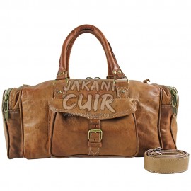 Moroccan leather Bag Week-End Ref:VC2A