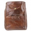 Moroccan Brown Leather Backpack Ref:S41