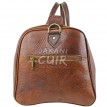Moroccan Leather Travel Bag Réf:R7
