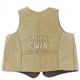 Handmade Moroccan Leather Vest Ref:GA
