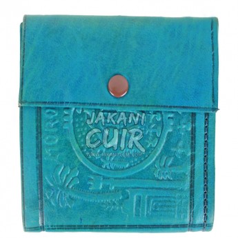 Moroccan Wallet in Printed Leather Réf:PF9T