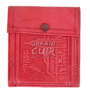 Moroccan Wallet in Printed Leather Réf:PF9R