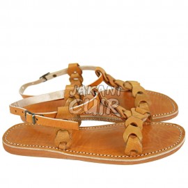 HandMade Moroccan Leather Sandal Ref:S1HM