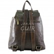 Moroccan leather backpack