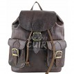 Vintage Moroccan leather backpack Ref:M17