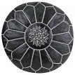 moroccan leather pouf 