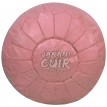 Moroccan Leather Pouf Dark Pink Ref:PS26-26