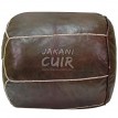 moroccan leather pouf 