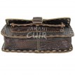 Square leather bag engraved Ref:X28B