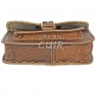 Square Leather Bag Engraved Ref:X28A