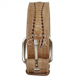 Vintage Moroccan leather belt Ref:CB3A