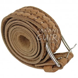 Natural Moroccan Leather Belt Ref:CDSA