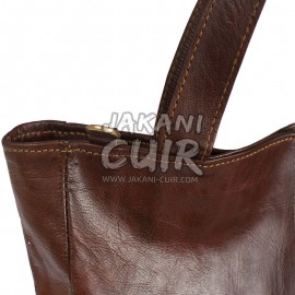 Shoulder leather bag for Women
