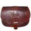 Moroccan Leather Round Bag Ref:E31