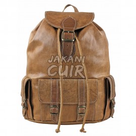 Moroccan Goat Leather Backpack Ref:M7A